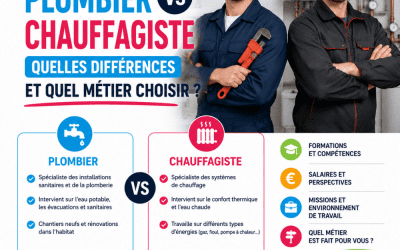 Plombier vs chauffagiste : quelles différences et quel métier choisir ?